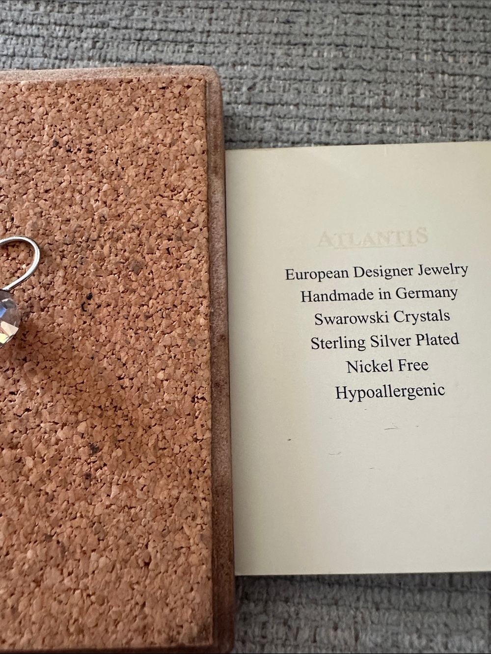 Swarovski Crystal Drop Leverback Earrings - Atlantis Berlin🧜♀️ - Picture 6 of 9